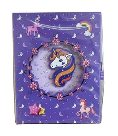 Diario Intimo Con Candado, Diseño de Unicornio. - Crawling