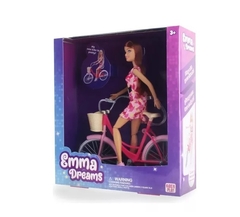 Muñeca Articulada Emma Dreams Paseo En Bicicleta en internet