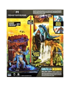 Godzilla Vs Kong Hollow Earth Set De Figuras Y Diorama. - Crawling