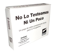 No Lo Testeamos Ni Un Poco, Juegos Para Previa- Buró De Juegos.