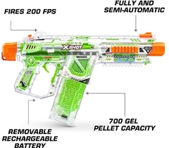 Pistola Glow Hyper Gel + 10.000 Bolitas X Shot - Zuru. - Crawling