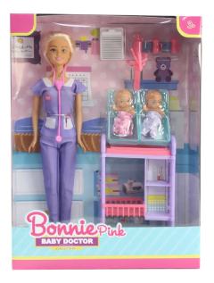 Muñeca Doctora Pediatra - Bonnie Pink - comprar online