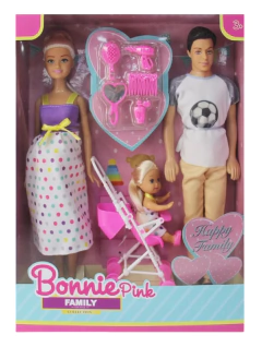 Muñeca Con Familia -Bonnie pink