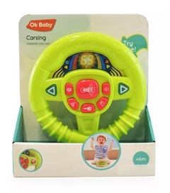 Volante Para Bebe Con Luz Y Sonido Carsing - Ok Baby.