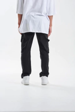 ED Pantalon Cargo Eliseo Negro (PA0541) en internet