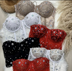 Corset Importado Flowers (KA2114) - tienda online
