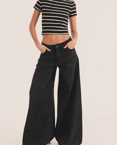 Denim Black Ultra Wide Leg (KA2330) en internet