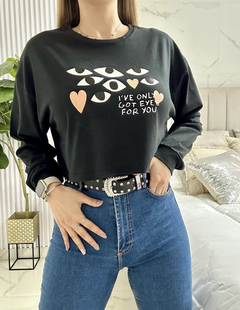 Remera Crop Eyes (KA2323)