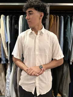 OM Camisa M/C Angra Lino (CA0095) - comprar online