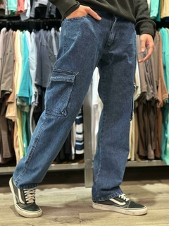 OM Pantalon denim Cargo DeepBlue (PA0736) - Cumbres
