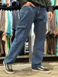 OM Pantalon denim Cargo DeepBlue (PA0736) - tienda online