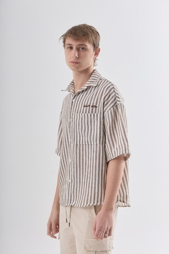 BD Camisa M/C Rayada Boxy Fit (2055) (CA0268)