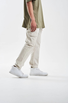 ED Pantalon Cargo Eliseo Beige (PA0539)