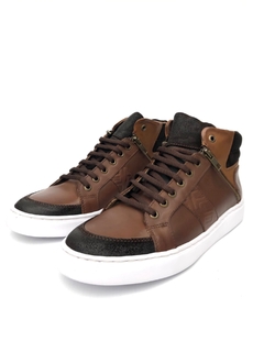 Zapatilla de cuero abotinada Franco Pasotti (Petra) - comprar online