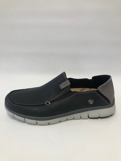 Náutico de cuero con elásticos Cavatini H (70-5126)