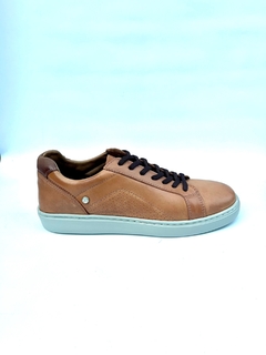 Zapatilla de cuero con cordones Cavatini H (70-5482) - comprar online