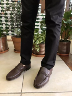 Mocasín de cuero Rinaldi (230) - tienda online