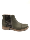 Bota de cuero combinada Gina Ferrari (9011)