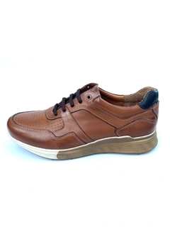 Zapatilla de cuero Franco Pasotti (Grama)