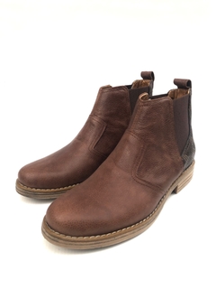 Bota de cuero combinada Gina Ferrari (9003) - comprar online
