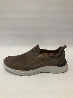 Náutico de cuero con elásticos Cavatini H (70-5054)