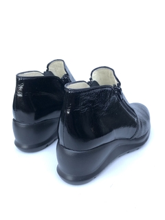 Bota de cuero combinada Kalel (1147) - Calzados Miguel Angel - Zapatos de cuero