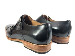 Zapato con hebillas Talpini (155025) - Calzados Miguel Angel - Zapatos de cuero