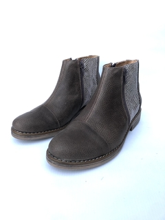 Botas de cuero combinada Gina Ferrari (9011) - comprar online