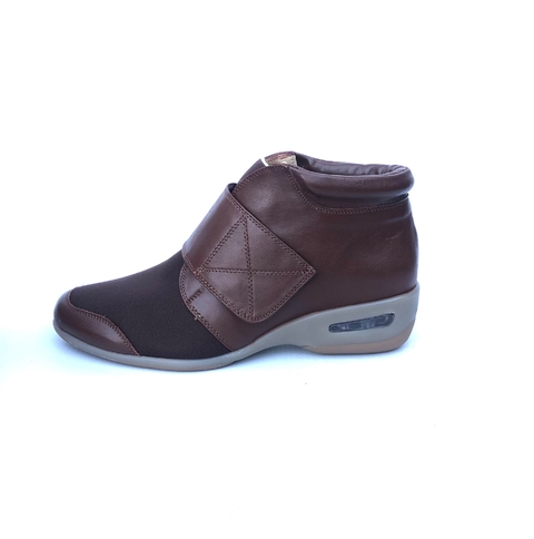 Bota de cuero con abrojo Madero (389)