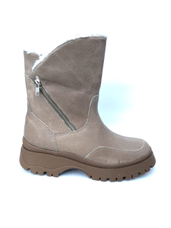 Bota de cuero con corderito Keady (1722) en internet