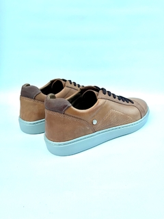 Zapatilla de cuero con cordones Cavatini H (70-5482) - Calzados Miguel Angel - Zapatos de cuero