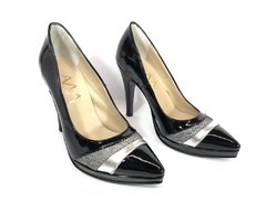 Stiletto de cuero charol Abel Mingrino (2790)