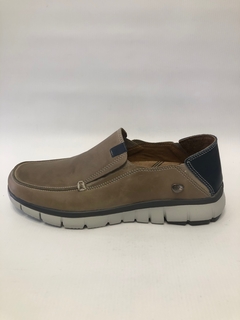 Náutico de cuero con elásticos Cavatini H (70-5126)