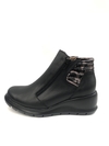 Bota de cuero combinada Madero (9005)