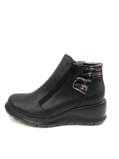 Bota de cuero combinada Madero (9005)