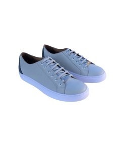 Zapatilla de cuero combinada Franco Pasotti (PECORA)