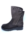 Bota de cuero con cierre Cavatini (42-4022)
