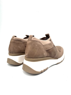 Zapatilla de cuero con elástico Keady (8560) - Calzados Miguel Angel - Zapatos de cuero