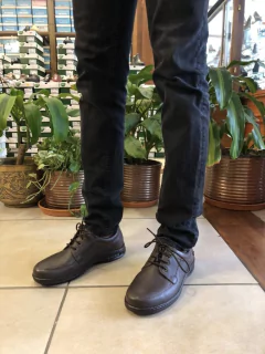 Zapato sport de cuero acordonado Cavatini H (70-3873) - tienda online