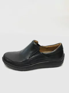 Zapato de cuero con elásticos Roble (1807)