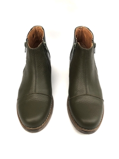 Bota de cuero combinada Gina Ferrari (9011) - Calzados Miguel Angel - Zapatos de cuero