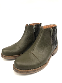 Bota de cuero combinada Gina Ferrari (9011) - comprar online
