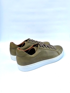 Zapatilla de cuero acordonada Roble (901) en internet