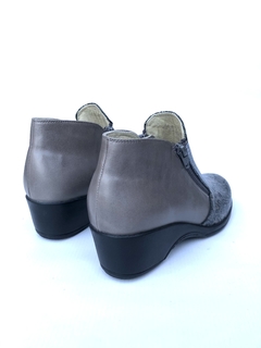 Bota de cuero combinada Kalel (1147) - Calzados Miguel Angel - Zapatos de cuero