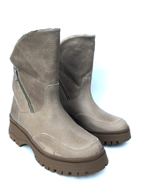 Bota de cuero con corderito Keady (1722)