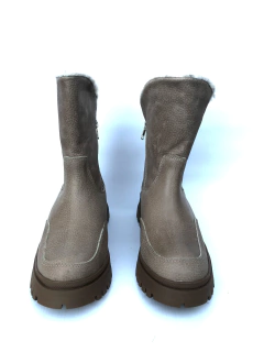 Bota de cuero con corderito Keady (1722) - comprar online