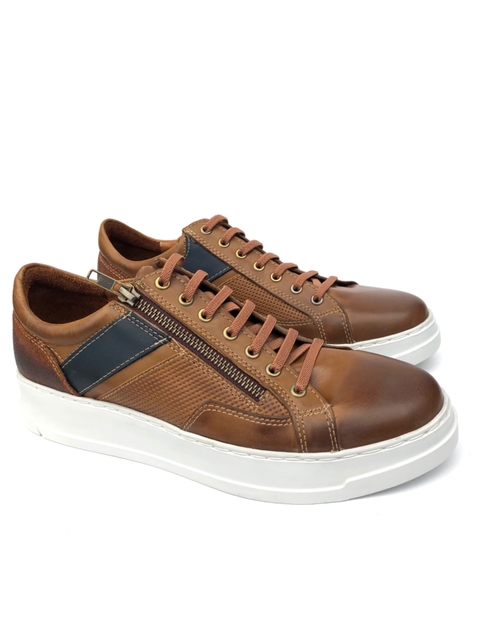 Zapatilla de cuero Franco Pasotti (lirio)