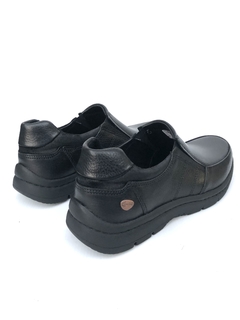 Zapato sport de cuero con elásticos Cavatini H (70-5211). - Calzados Miguel Angel - Zapatos de cuero