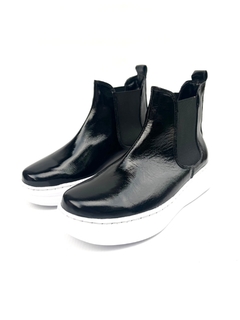 Bota de cuero charol Gravagna (325) - comprar online