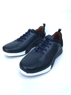 Zapatilla de cuero combinada Franco Pasotti (Giuse). - comprar online